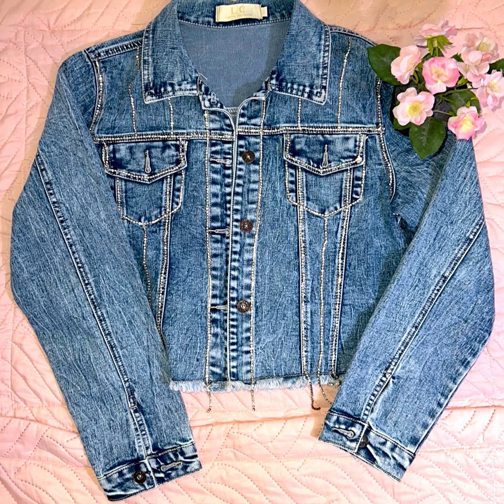 Blue Jean jacket, super stunning, rockstar